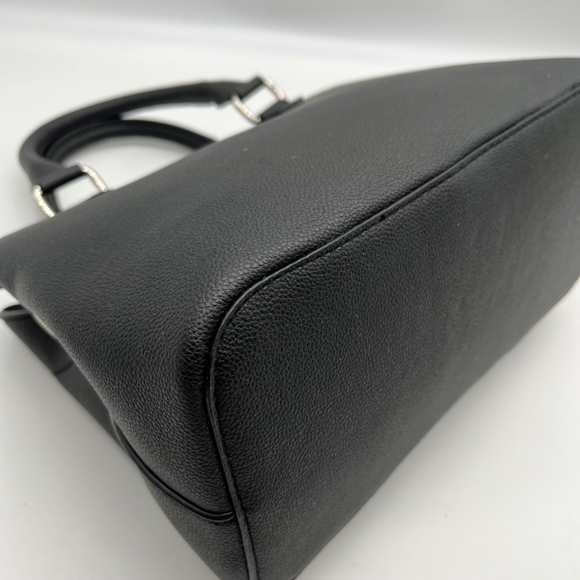 Madden NYC Black Chain Convertible Satchel Bag