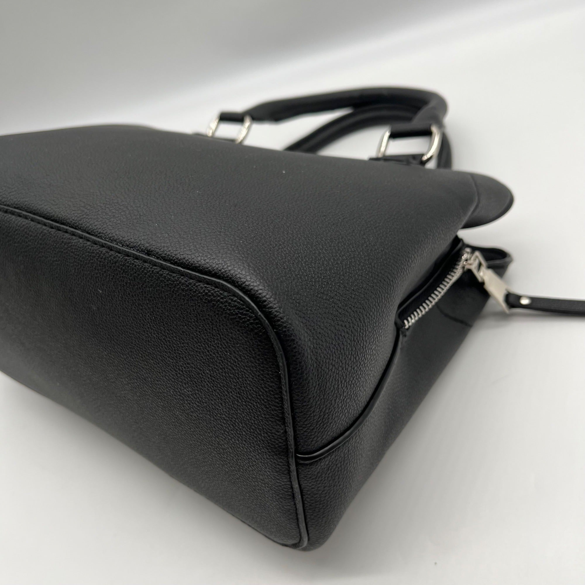 Madden NYC Black Chain Convertible Satchel Bag