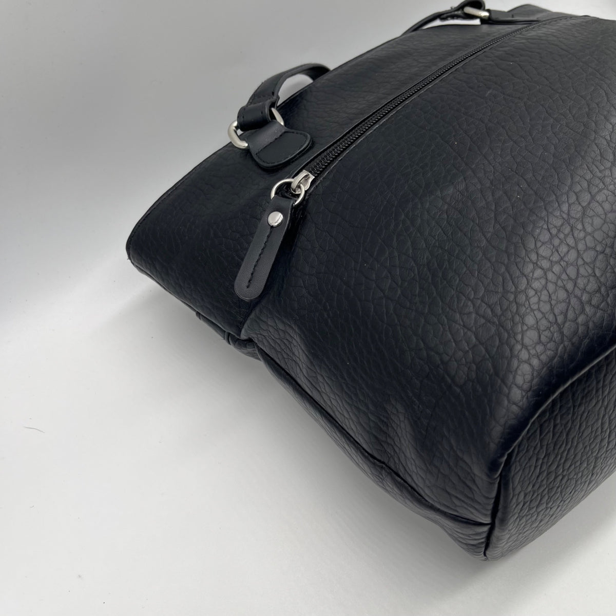 Giani Bernini Black Faux Leather Medium Shoulder Bag