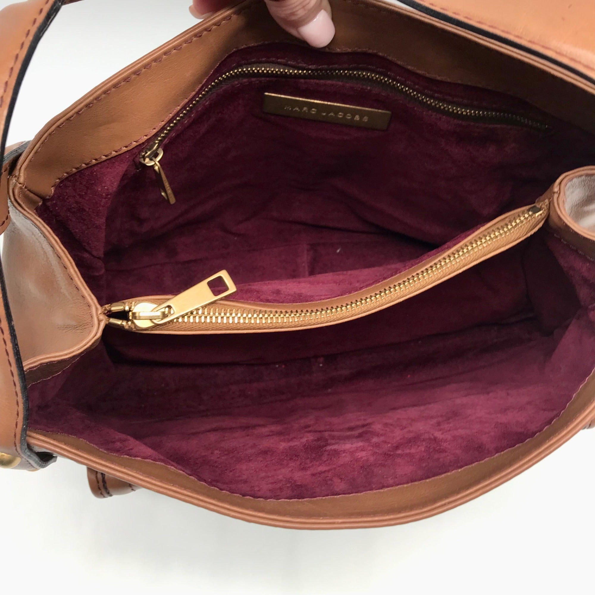 Marc Jacobs Brown Leather Kirsten Shoulder Bag