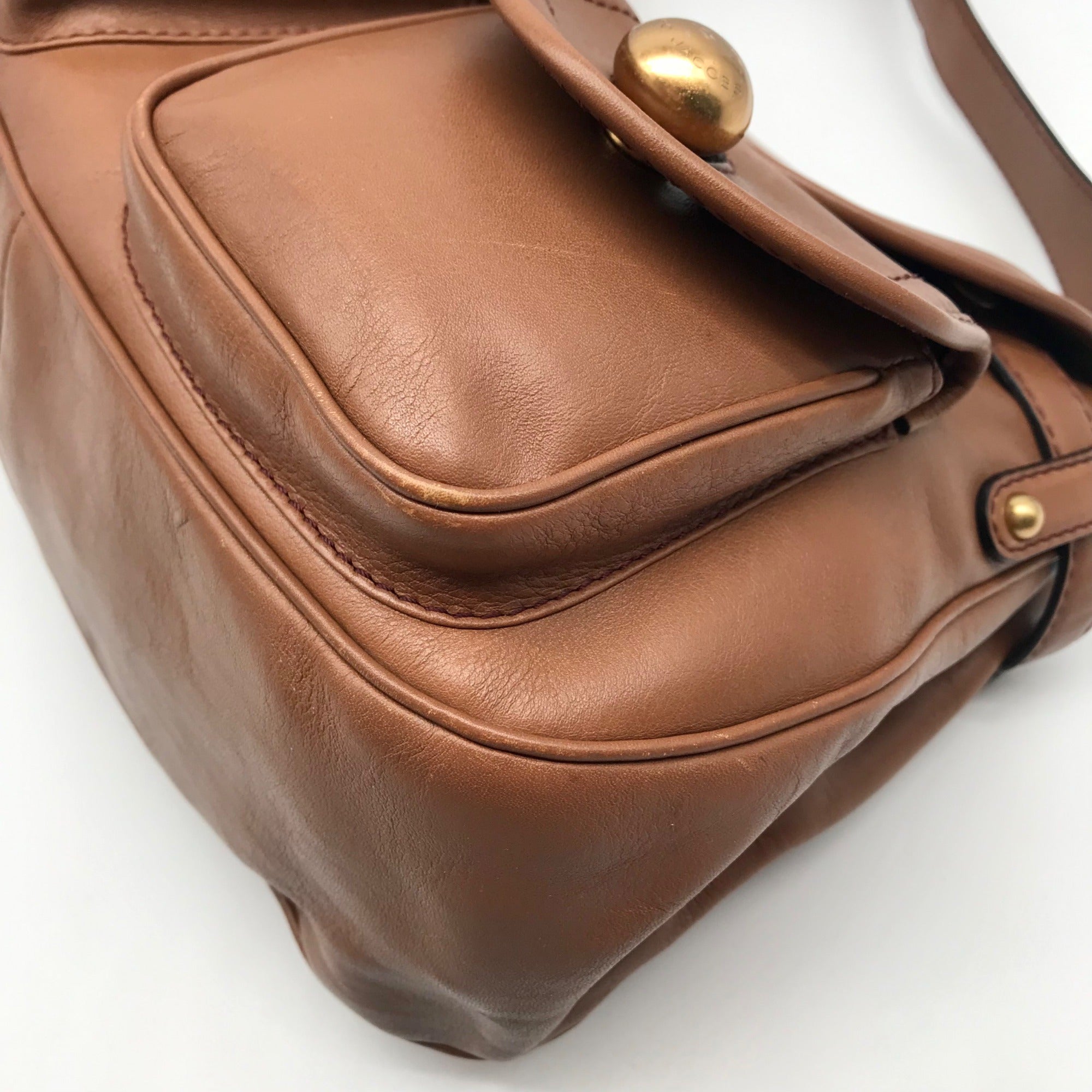 Marc Jacobs Brown Leather Kirsten Shoulder Bag