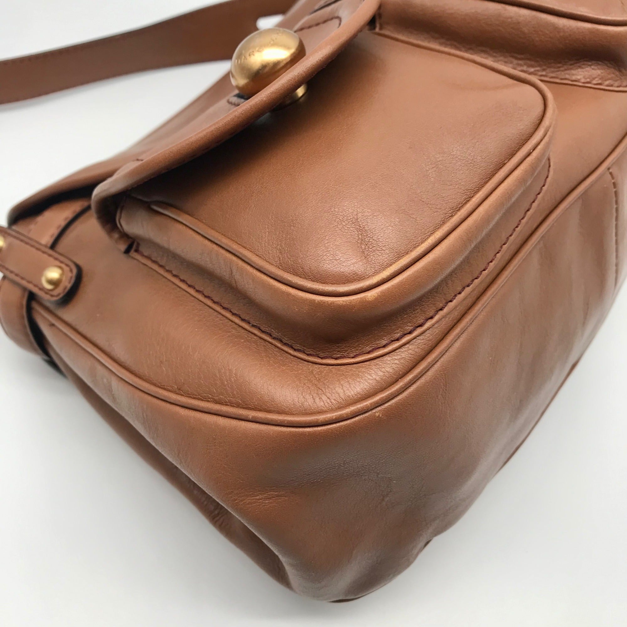 Marc Jacobs Brown Leather Kirsten Shoulder Bag