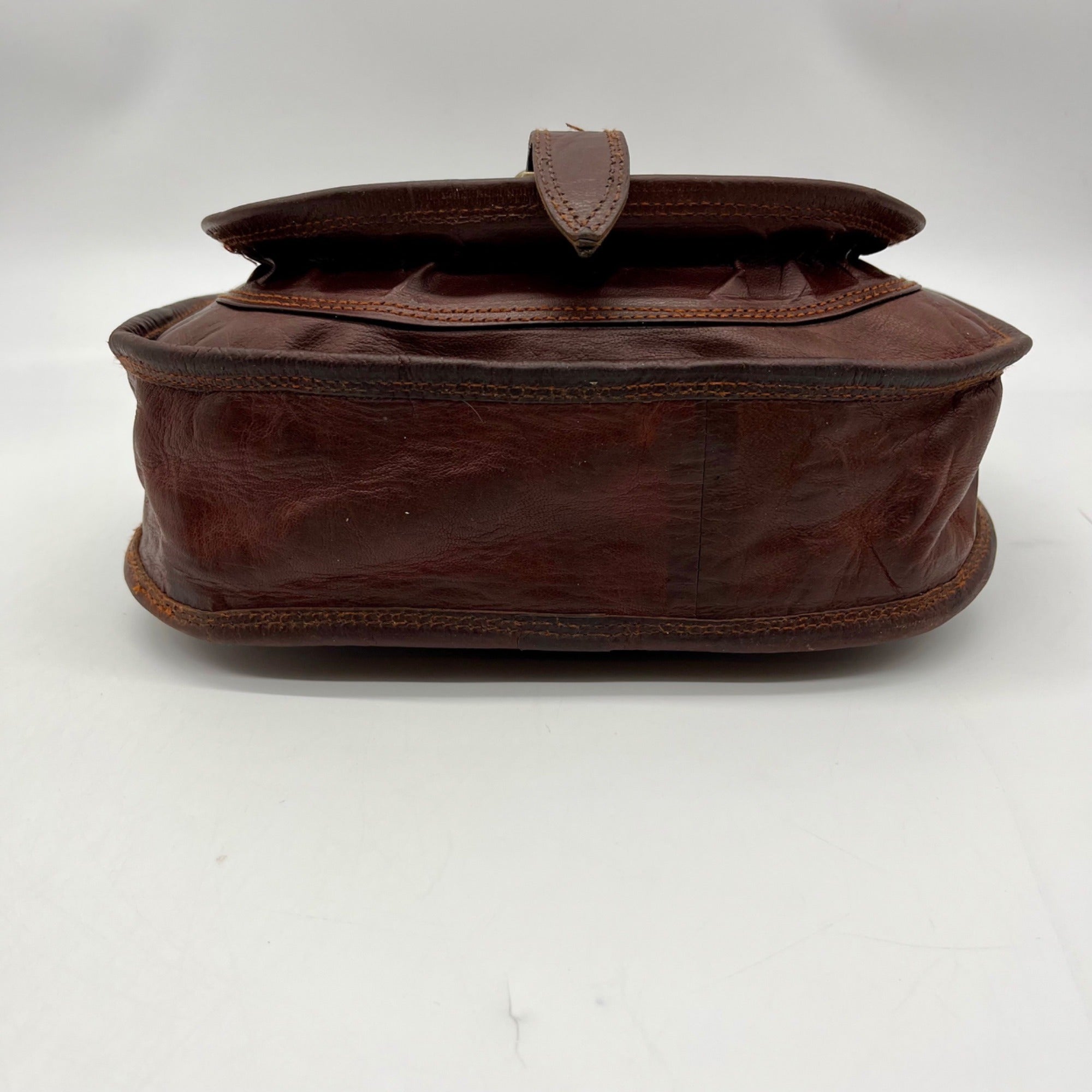 Brown Leather Satchel and Fable Handmade Bag