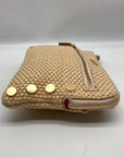 Hammitt Tan Raffia Nash Small 2 Wristlet