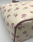 Coach Cream Floral Coated Canvas Gallery Tote Bag-CAL59