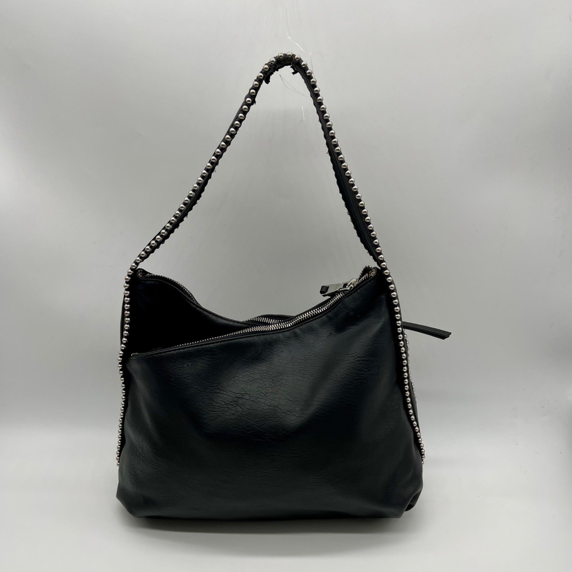 I.N.C. Black Studded Shoulder Bag