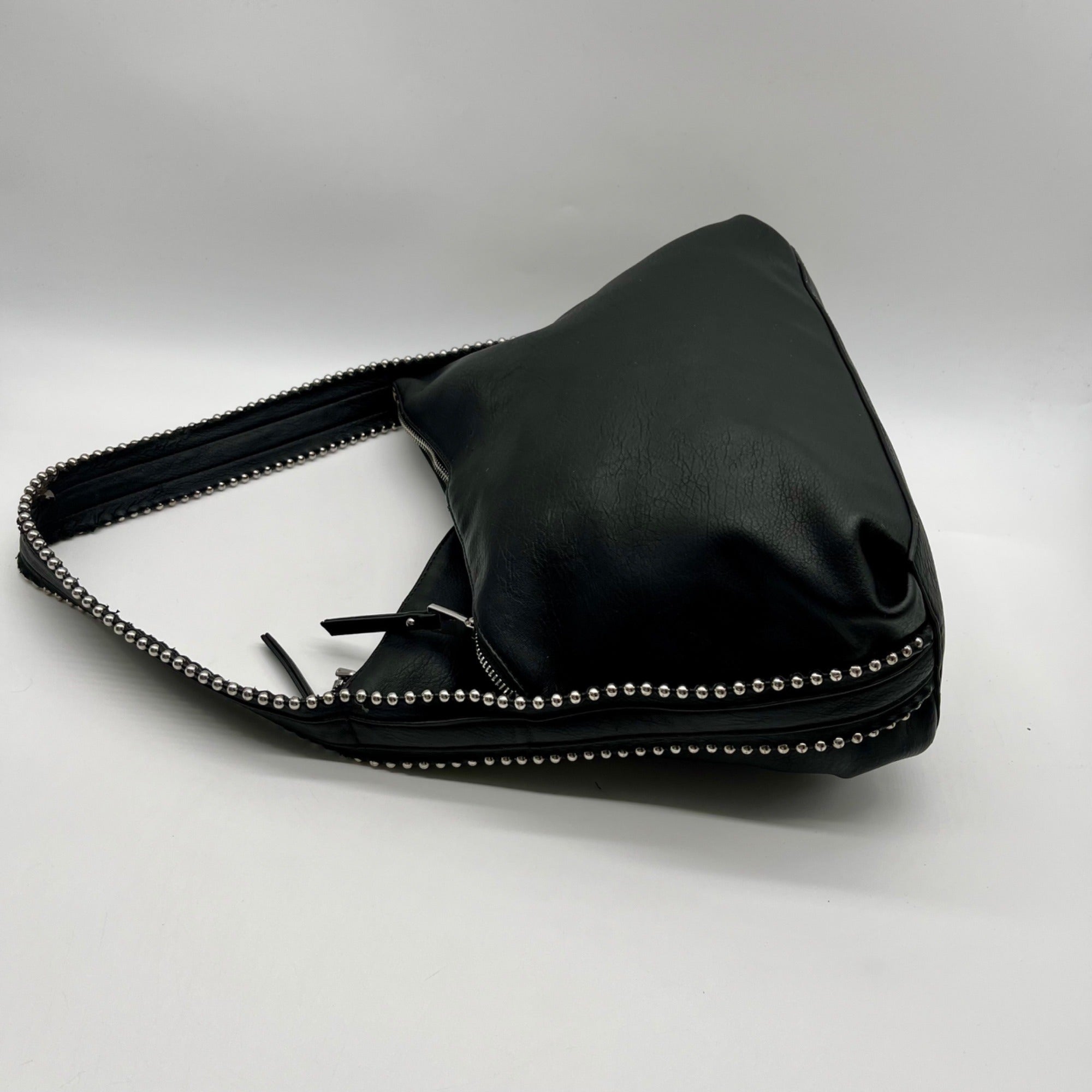 I.N.C. Black Studded Shoulder Bag
