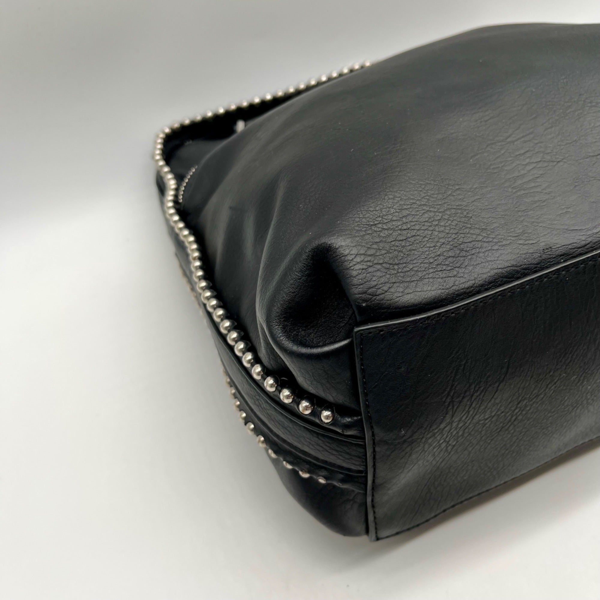 I.N.C. Black Studded Shoulder Bag