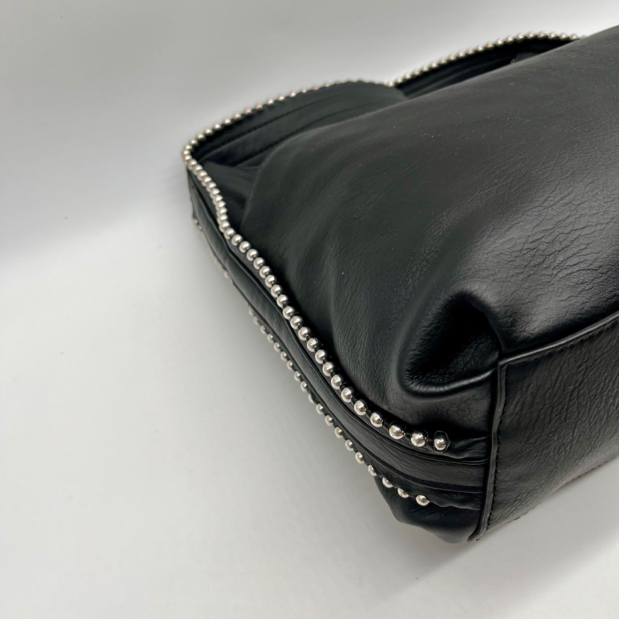 I.N.C. Black Studded Shoulder Bag