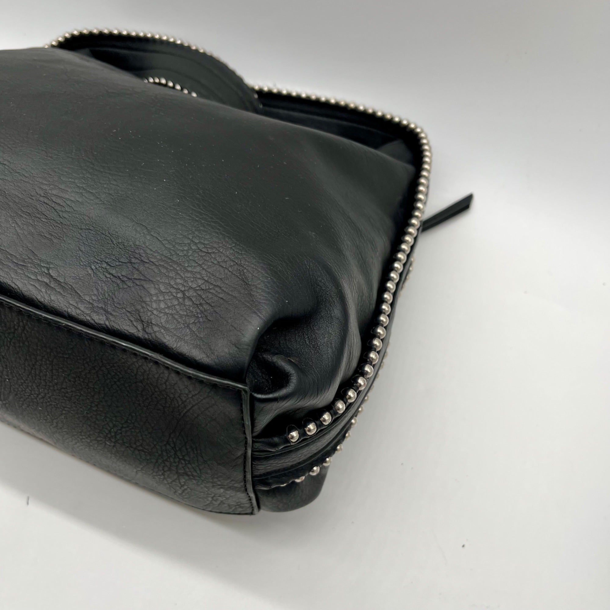 I.N.C. Black Studded Shoulder Bag