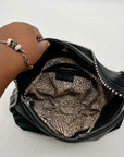 I.N.C. Black Studded Shoulder Bag