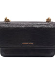 Michael Kors Chocolate Suede & Leather Claire Shoulder Bag
