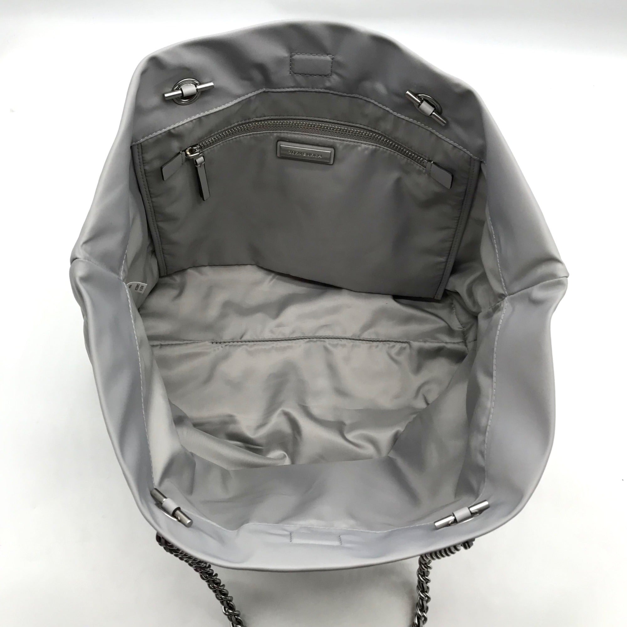 Tory Burch Light Gray Nylon Ella Chain Tote Bag