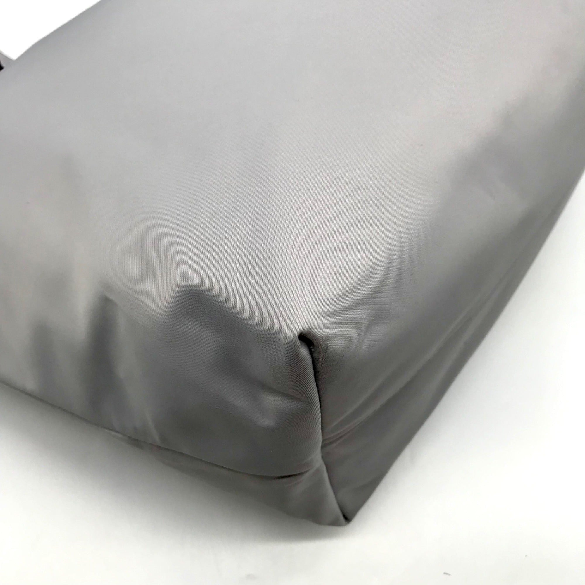 Tory Burch Light Gray Nylon Ella Chain Tote Bag