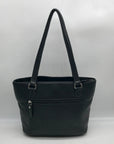 Giani Bernini Black Pebbled Tote Bag