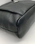 Giani Bernini Black Pebbled Tote Bag