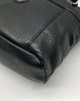 Giani Bernini Black Pebbled Tote Bag