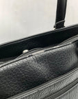 Giani Bernini Black Pebbled Tote Bag
