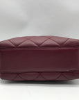 Kate Spade Burgundy Quilted Leather Emerson Place Jenia Shoulder Bag