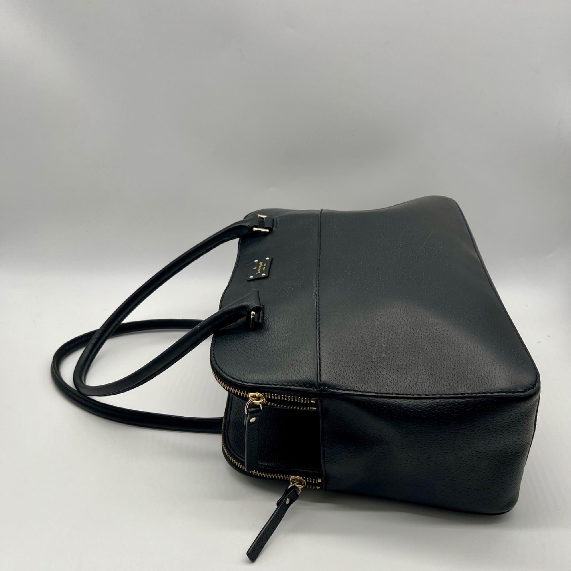 Kate Spade Black Grove Street Leather Satchel Bag