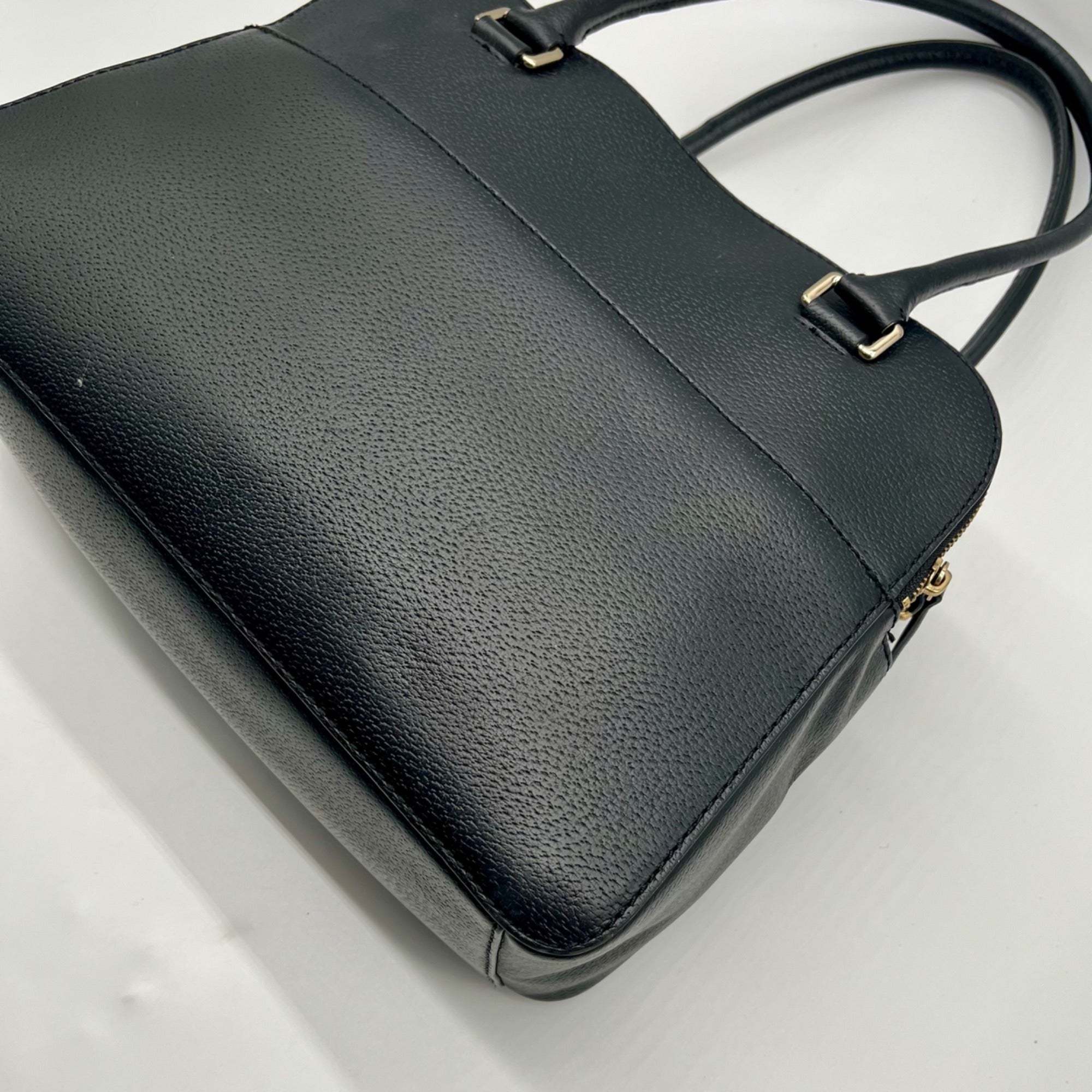 Kate Spade Black Grove Street Leather Satchel Bag