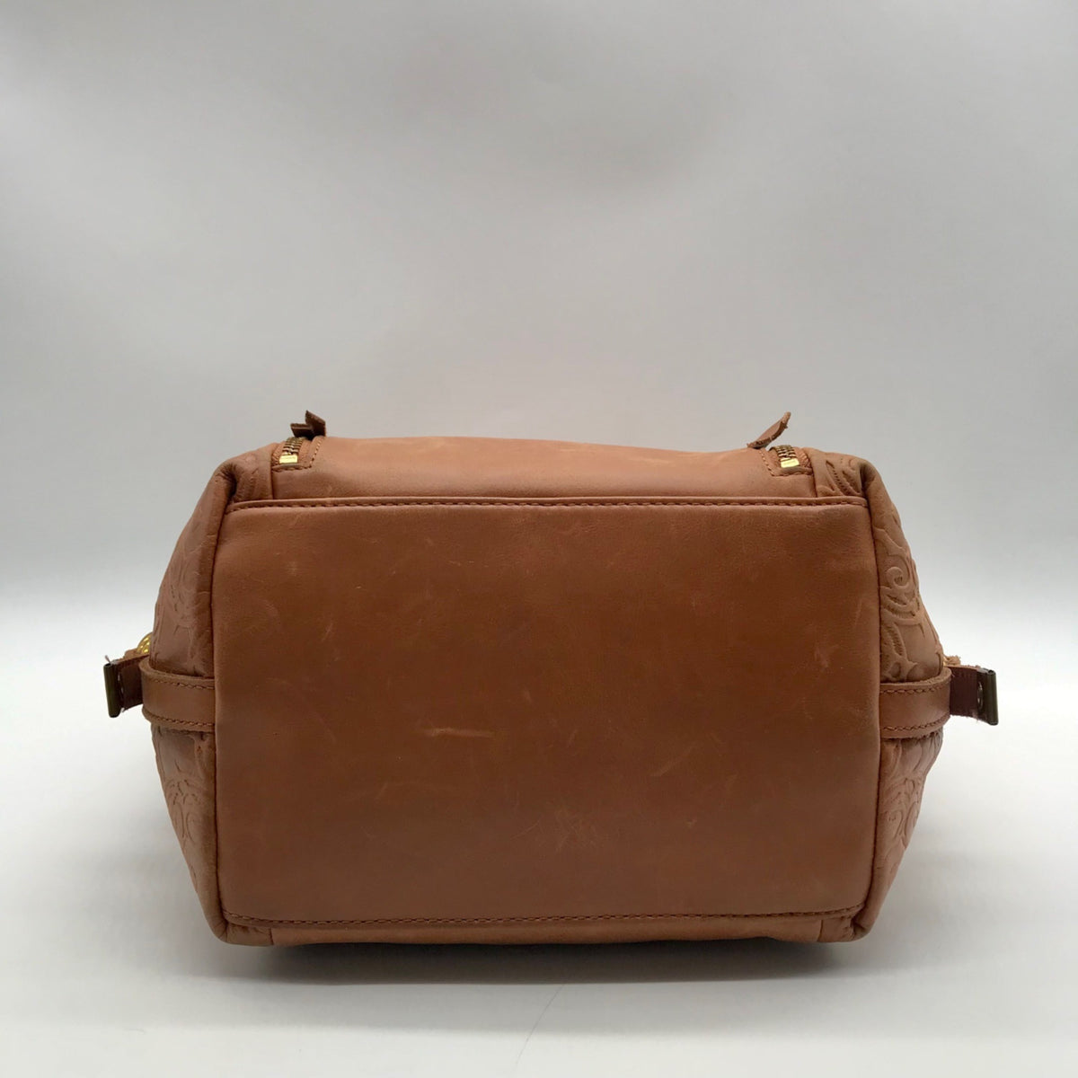 Unbranded Brown Faux Leather Hobo Bag