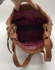 Unbranded Brown Faux Leather Hobo Bag