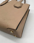 Michael Kors Tan Pebbled Leather Mercer Convertible Satchel