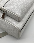 Michael Kors Optic White Coated Canvas Bex Medium Backpack