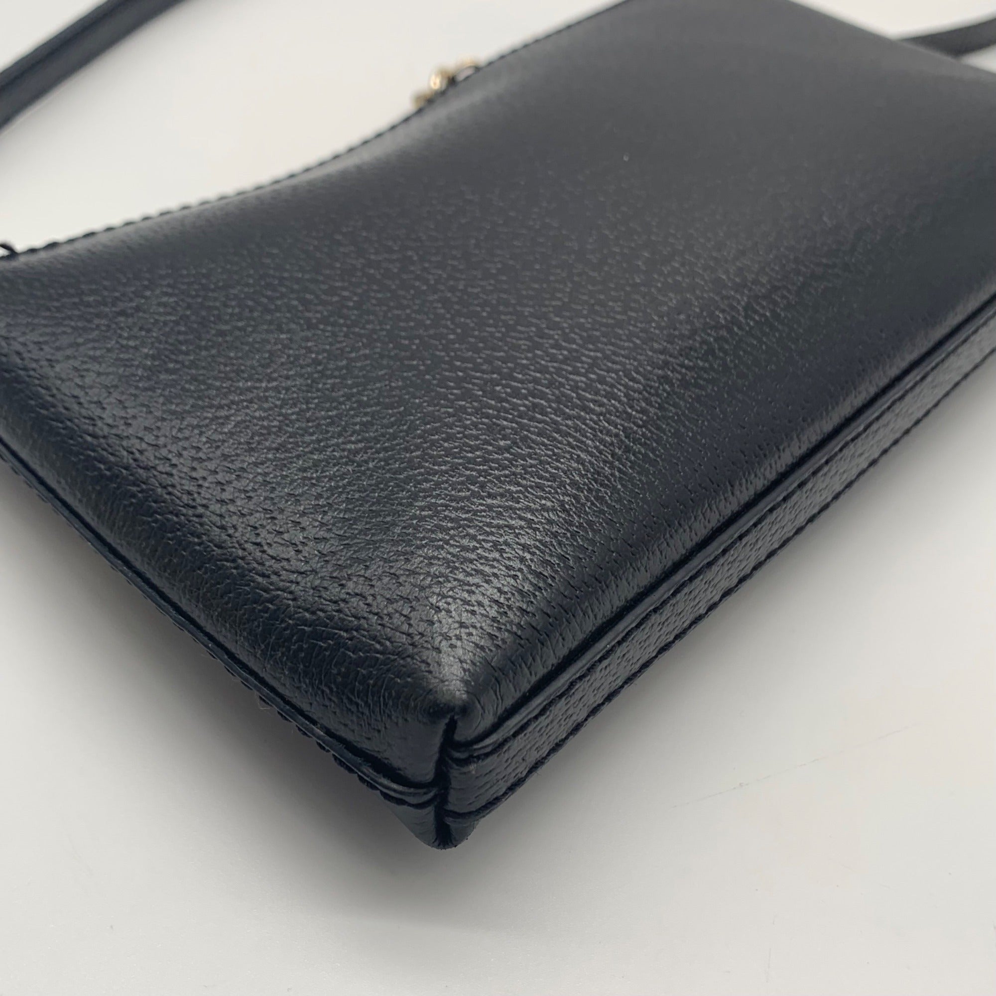 Kate Spade Black Leather Byrd Wellesley Crossbody