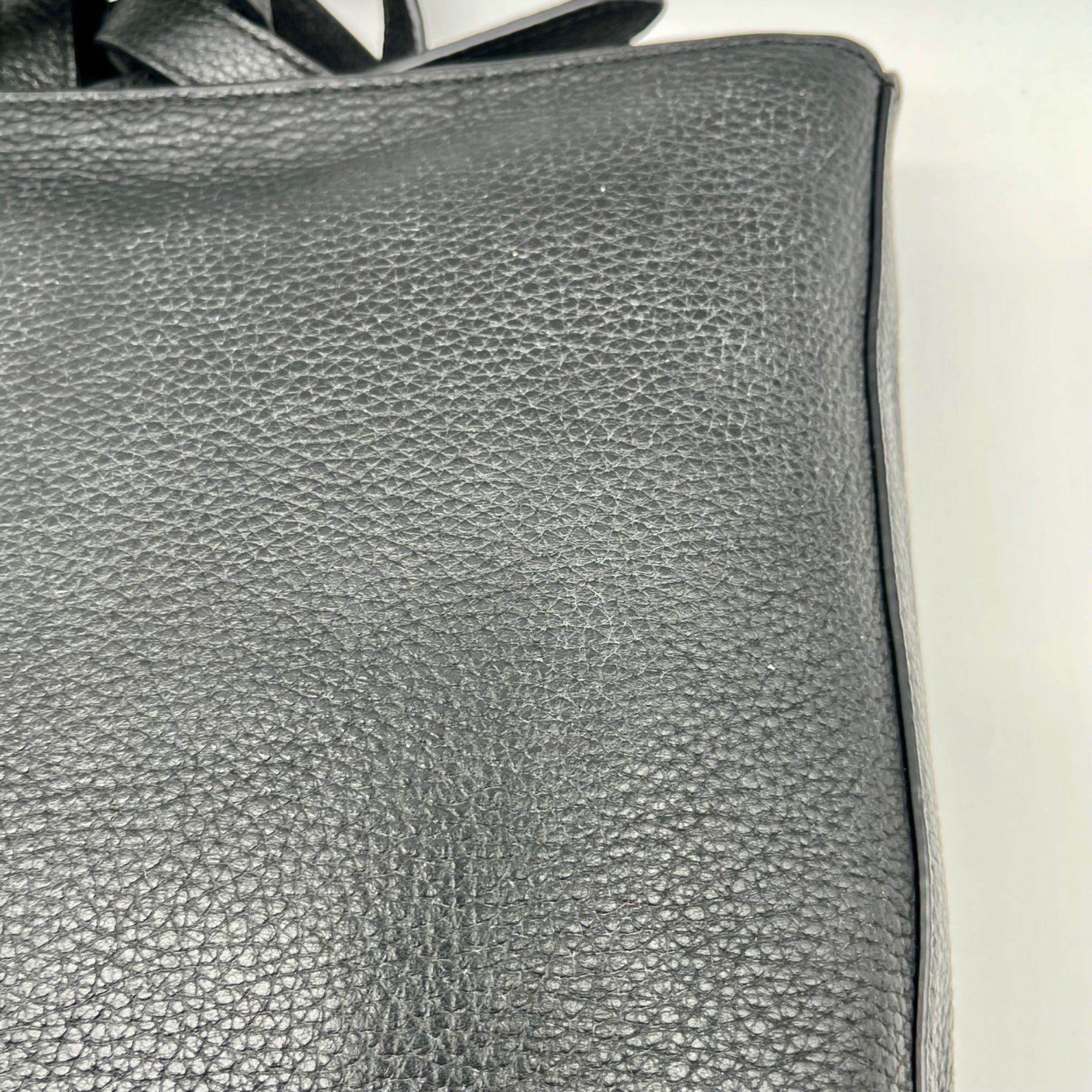 Kate Spade Black Pebbled Leather Leila Top Zip Crossbody Bag