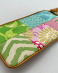 Coach Pastel Sateen & Canvas Patchwork Wristlet