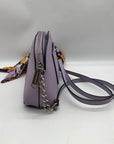 Steve Madden Purple Dome Crossbody With Floral Scarf