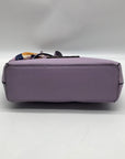 Steve Madden Purple Dome Crossbody With Floral Scarf