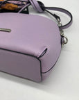 Steve Madden Purple Dome Crossbody With Floral Scarf