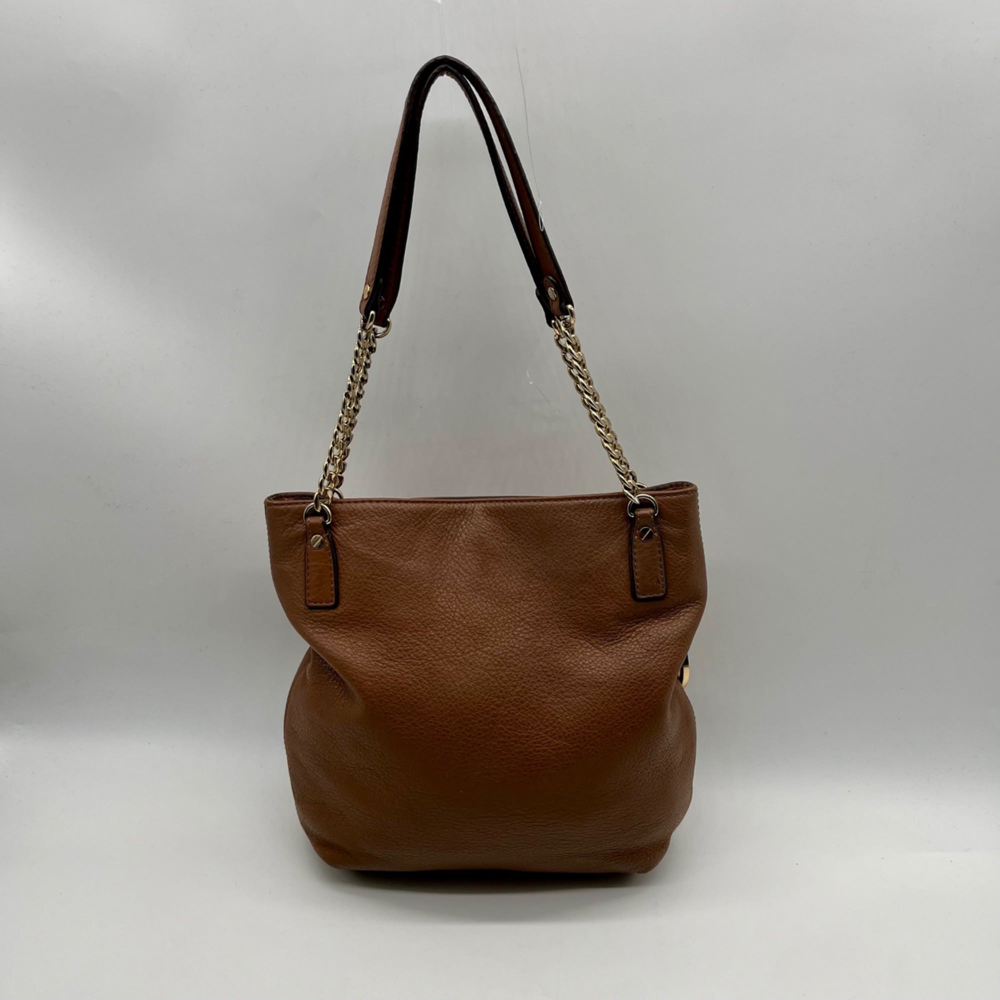 Michael Kors Brown Pebbled Leather Handbag