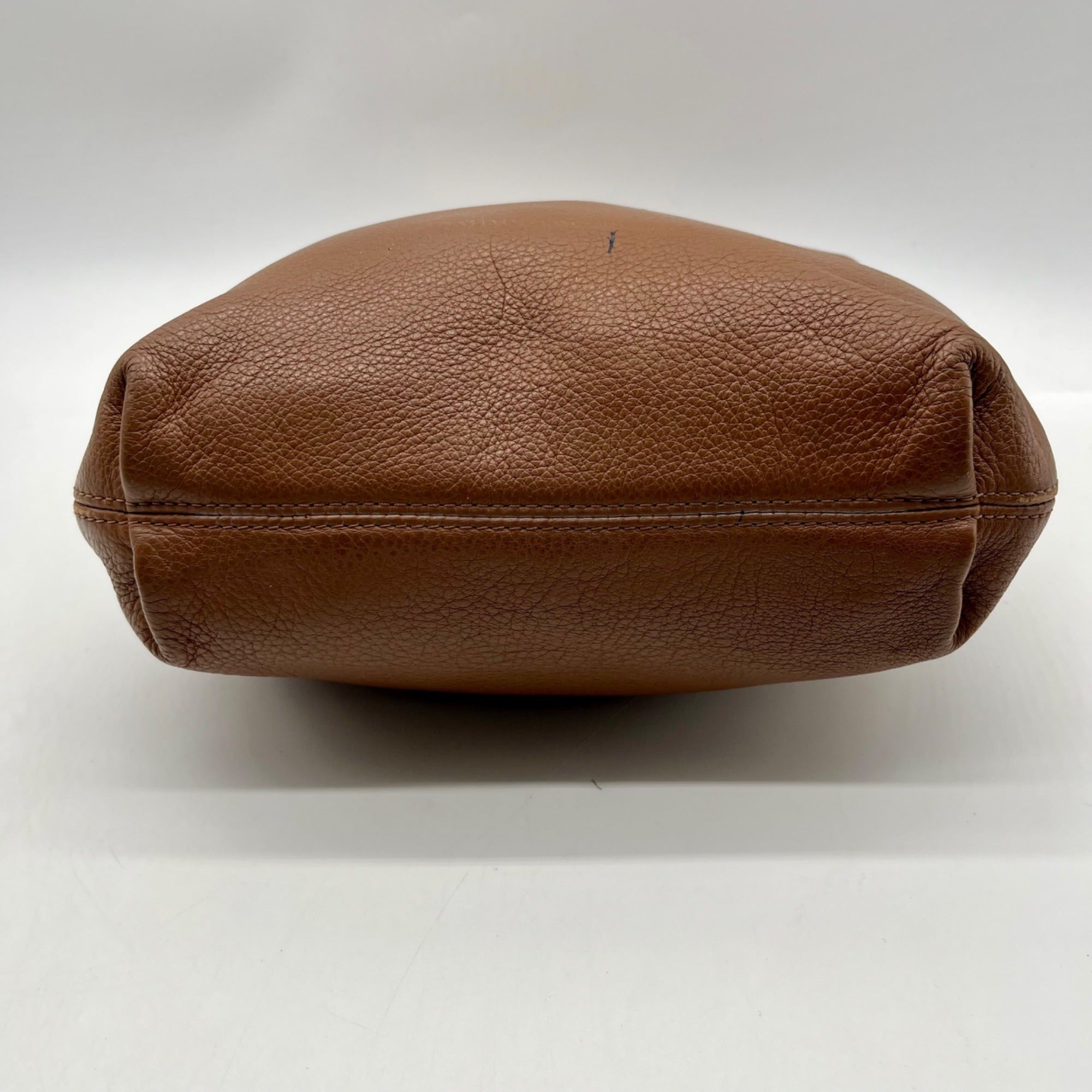 Michael Kors Brown Pebbled Leather Handbag