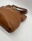 Michael Kors Brown Pebbled Leather Handbag
