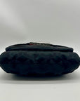 Coach Black Sateen Kristin Signature Op Art Hobo Bag 16953