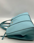 Kate Spade Saffiano Leather Baby Blue Newbury Lane Miles Tote Bag