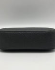 DKNY Faux Leather Dark Gray Jenna Small Demi Crossbody Bag