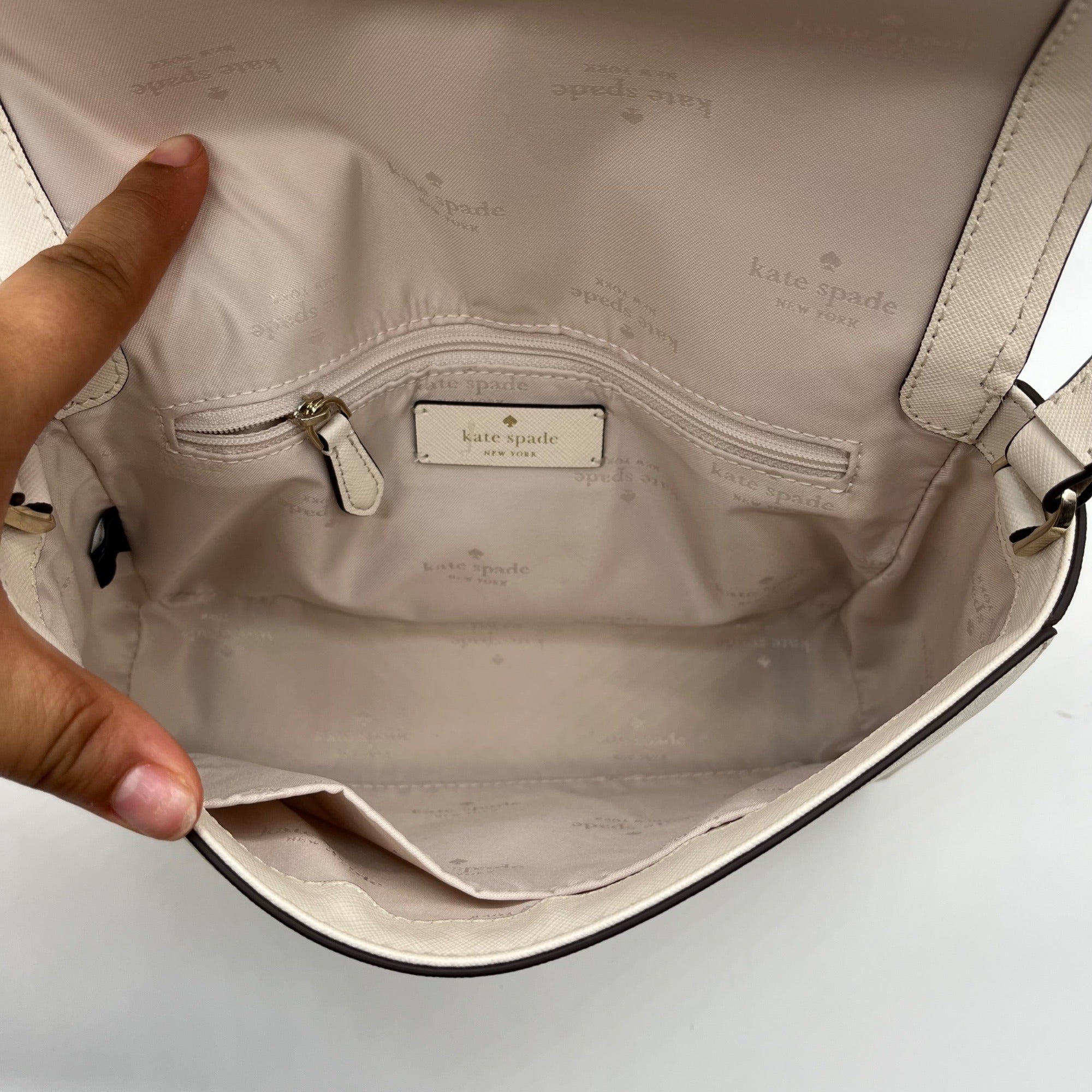Kate Spade Chalk Saffiano Leather Cove Street Dody Crossbody Bag