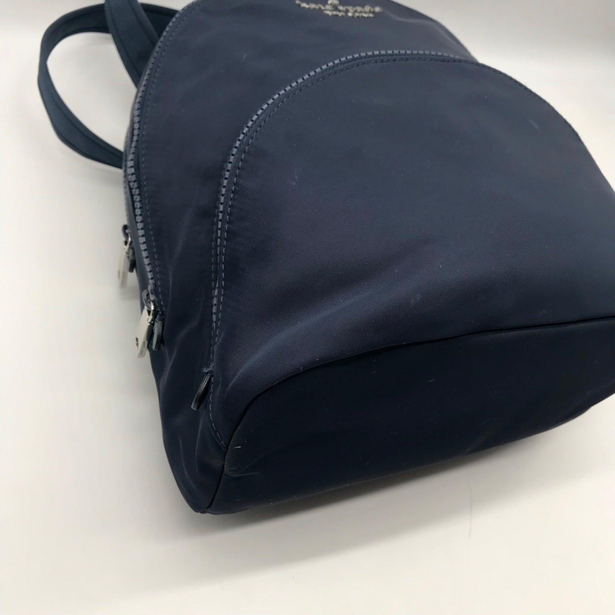 Kate Spade Navy Blue Nylon Karissa Backpack