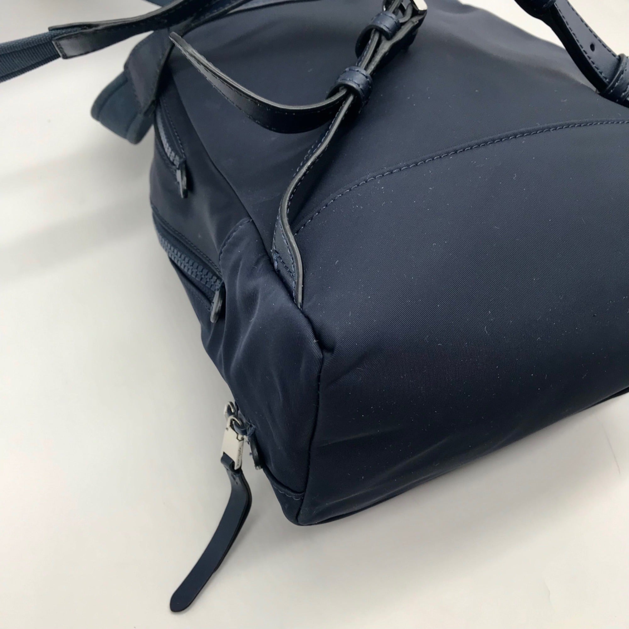 Kate Spade Navy Blue Nylon Karissa Backpack