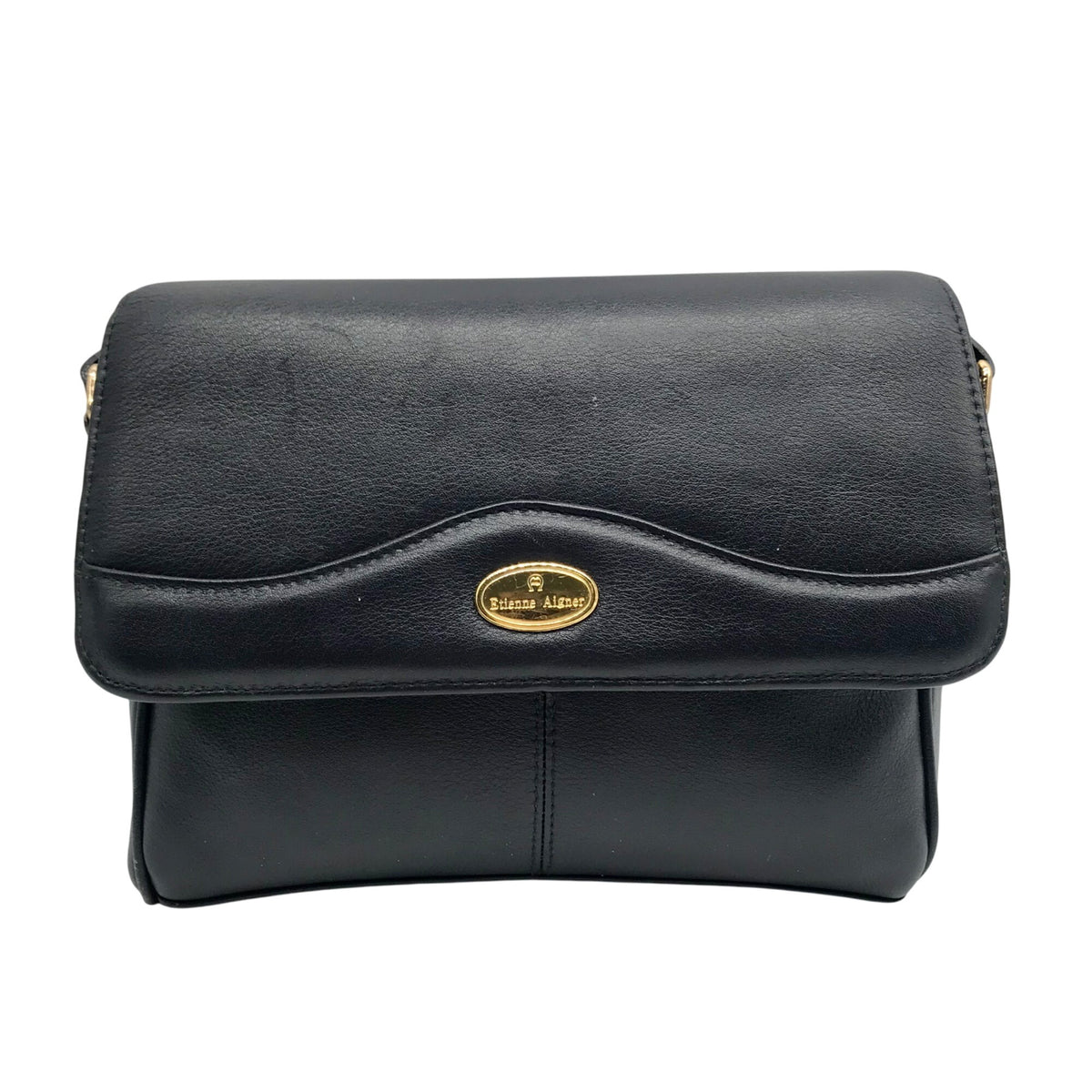Etienne Aigner Black Leather Crossbody