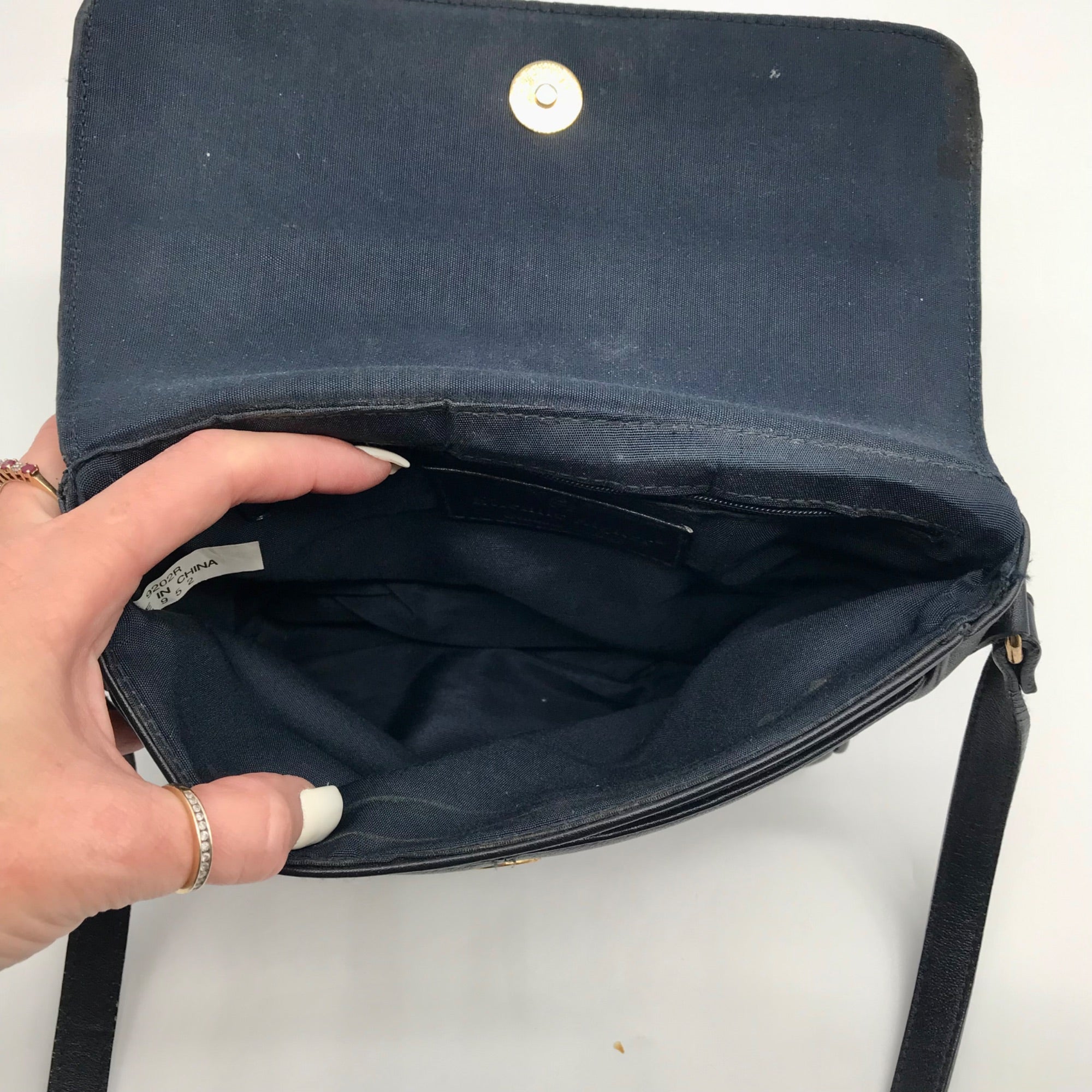 Etienne Aigner Black Leather Crossbody