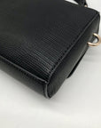 Guess Black Mini Lyndi Mini Flap Crossbody Bag