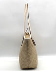 Coach Beige Monogram Signature Coated Canvas City Zip Tote Bag F58292