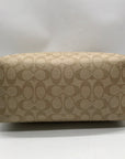 Coach Beige Monogram Signature Coated Canvas City Zip Tote Bag F58292