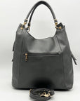 MKF Charcoal April Hobo Bag